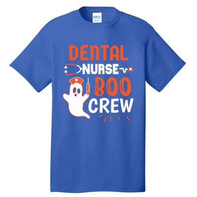 Teeth Ghost Pumpkin Witch Cute Dental Halloween Dentist Gift Tall T-Shirt