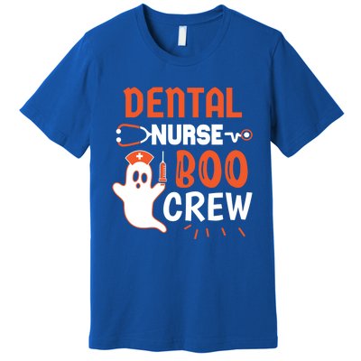 Teeth Ghost Pumpkin Witch Cute Dental Halloween Dentist Gift Premium T-Shirt