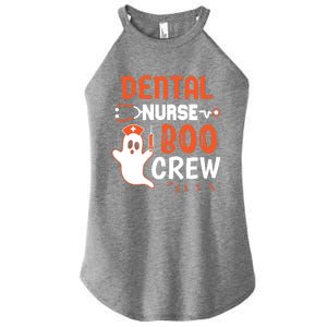 Teeth Ghost Pumpkin Witch Cute Dental Halloween Dentist Gift Women's Perfect Tri Rocker Tank