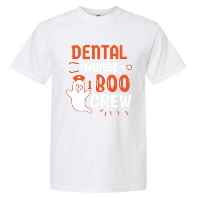 Teeth Ghost Pumpkin Witch Cute Dental Halloween Dentist Gift Garment-Dyed Heavyweight T-Shirt