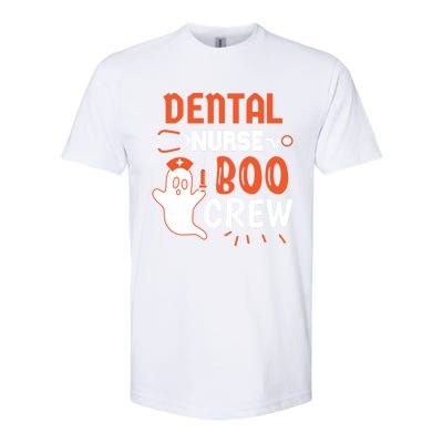 Teeth Ghost Pumpkin Witch Cute Dental Halloween Dentist Gift Softstyle® CVC T-Shirt