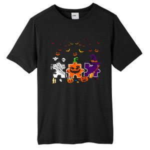 Teeth Ghost Pumpkin Witch Hat Scary Dental Halloween Dentist Gift Tall Fusion ChromaSoft Performance T-Shirt