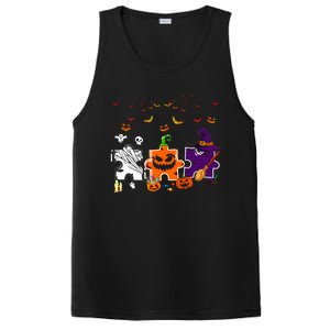 Teeth Ghost Pumpkin Witch Hat Scary Dental Halloween Dentist Gift PosiCharge Competitor Tank