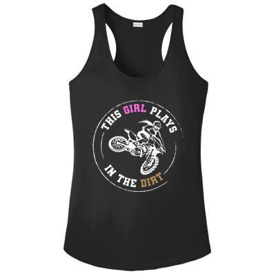 This Girl Plays In The Dirt Biking Dirt Bike Ladies PosiCharge Competitor Racerback Tank