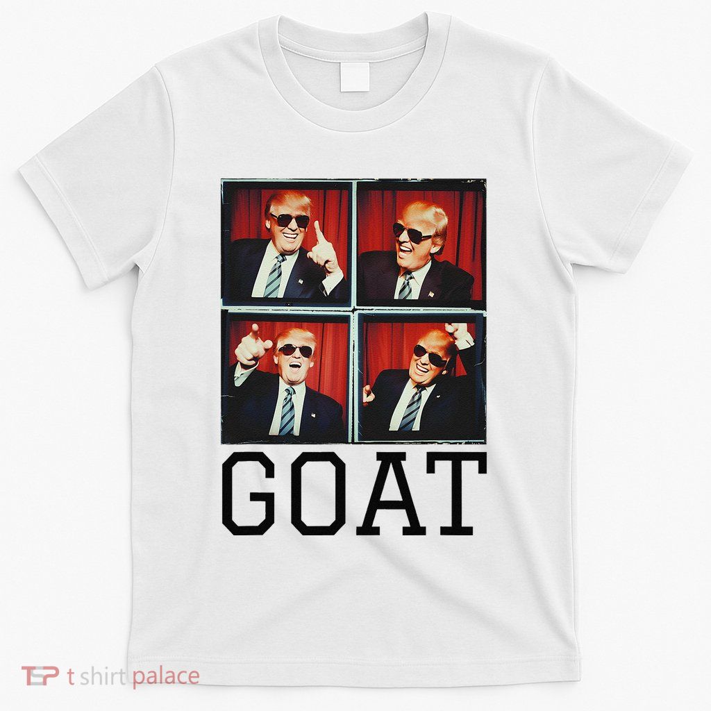 The Greatest President Photobooth Cool Donald Trump Goat T-Shirt