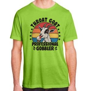 Throat Goat Professional Gobbler Funny Adult ChromaSoft Performance T-Shirt