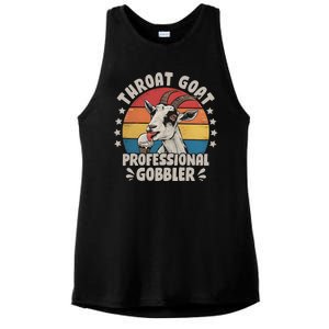 Throat Goat Professional Gobbler Funny Ladies PosiCharge Tri-Blend Wicking Tank