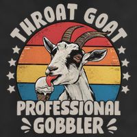 Throat Goat Professional Gobbler Funny 7 Panel Mesh Trucker Snapback Hat