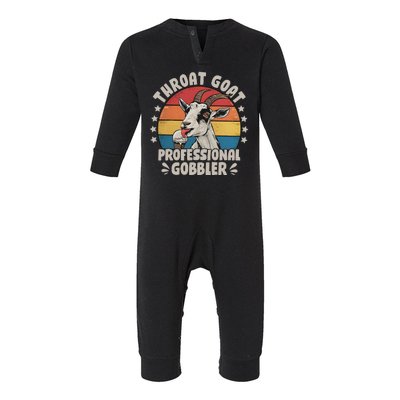 Throat Goat Professional Gobbler Funny Infant Fleece One Piece