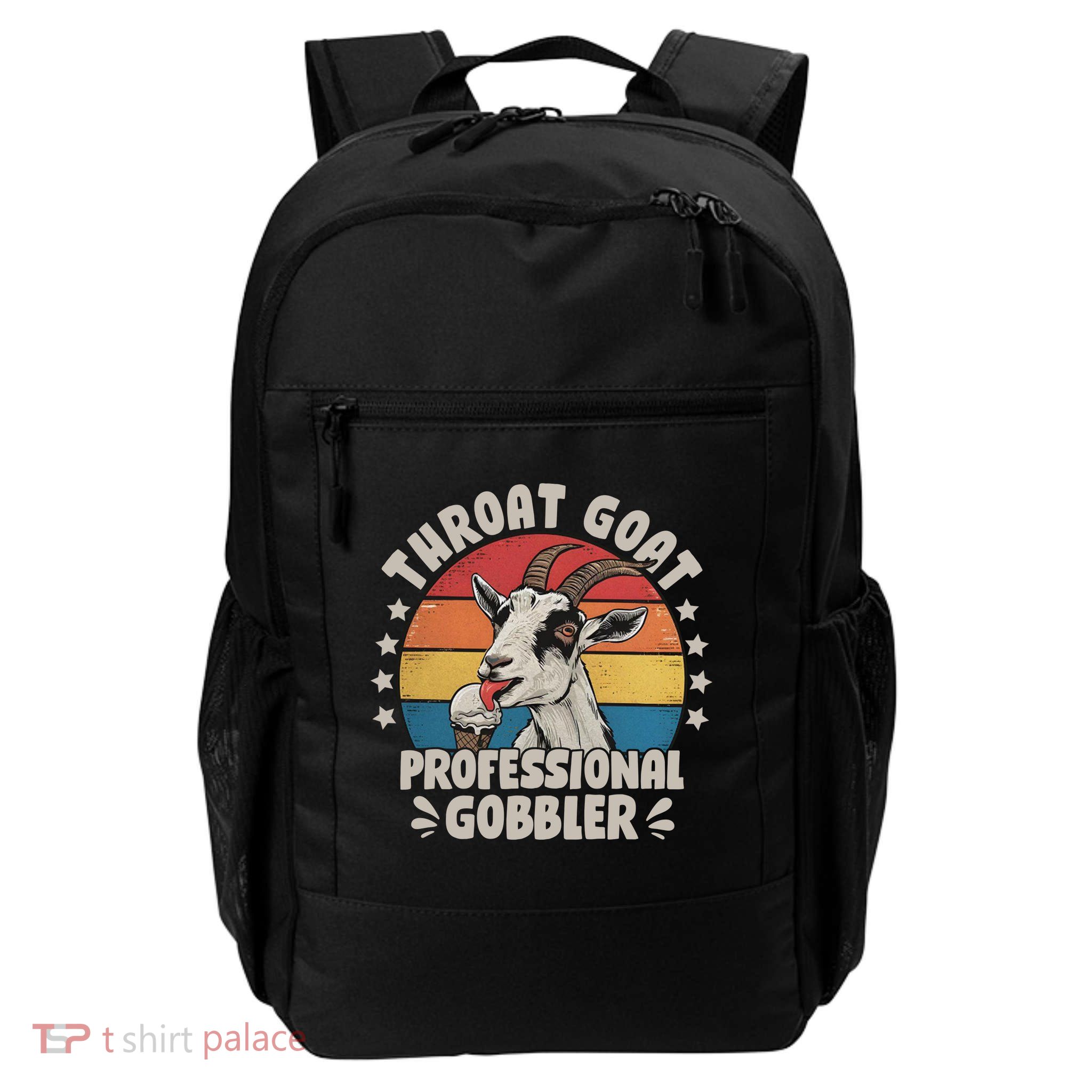 Throat Goat Professional Gobbler Funny Backpack