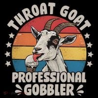 Throat Goat Professional Gobbler Funny Backpack