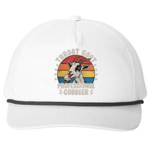 Throat Goat Professional Gobbler Funny Snapback Five-Panel Rope Hat