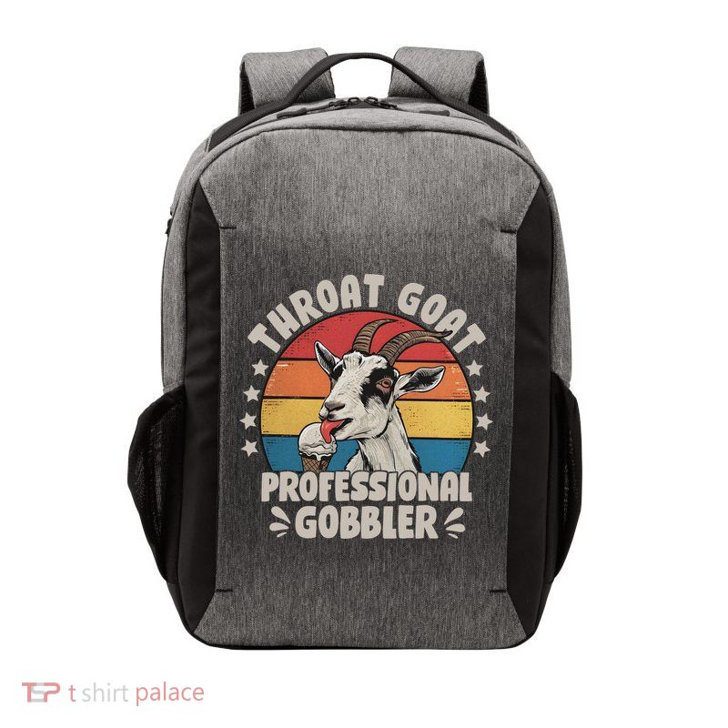 Throat Goat Professional Gobbler Funny Vector Backpack