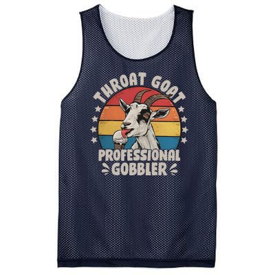 Throat Goat Professional Gobbler Funny Mesh Reversible Basketball Jersey Tank