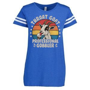 Throat Goat Professional Gobbler Funny Enza Ladies Jersey Football T-Shirt