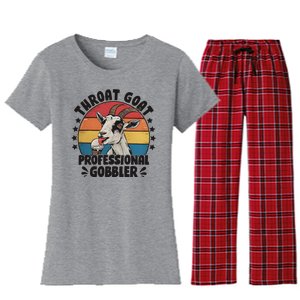 Throat Goat Professional Gobbler Funny Women's Flannel Pajama Set