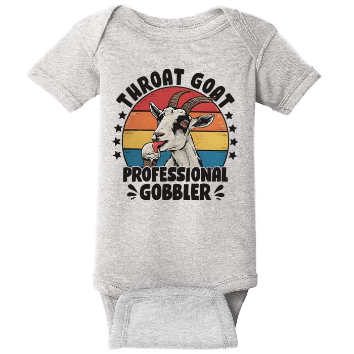 Throat Goat Professional Gobbler Funny Baby Bodysuit