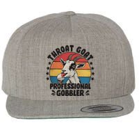 Throat Goat Professional Gobbler Funny Wool Snapback Cap