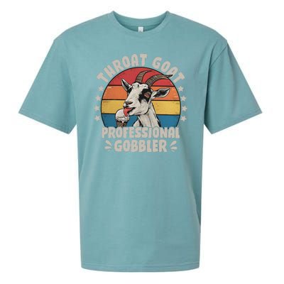 Throat Goat Professional Gobbler Funny Sueded Cloud Jersey T-Shirt