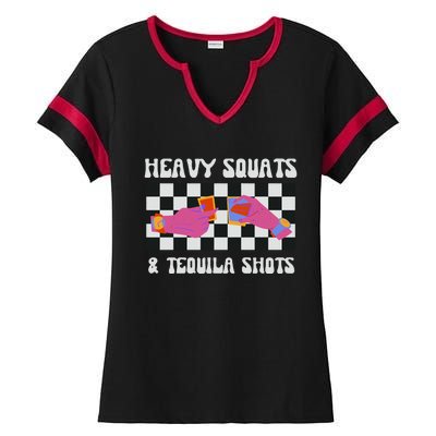 Tequila Gym Pump Cover Weight Lifting Ladies Halftime Notch Neck Tee