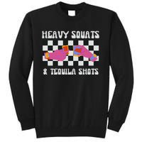 Tequila Gym Pump Cover Weight Lifting Tall Sweatshirt