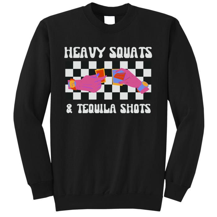 Tequila Gym Pump Cover Weight Lifting Tall Sweatshirt