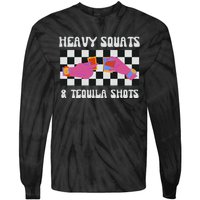 Tequila Gym Pump Cover Weight Lifting Tie-Dye Long Sleeve Shirt