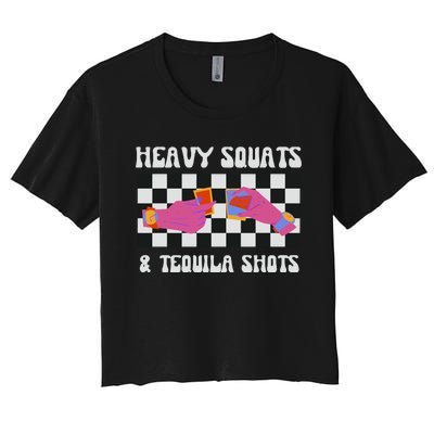 Tequila Gym Pump Cover Weight Lifting Women's Crop Top Tee