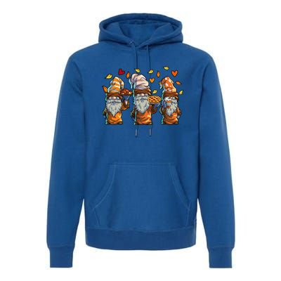 Thanksgiving Gnome  Pumpkin Pie Turkey Fall Premium Hoodie