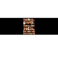 Turkey Gravy Potatoes Rolls Casserole Family Thanksgiving Matching Outfits Bumper Sticker