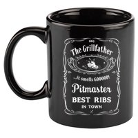 The Grillfather Pitmaster Gift 11oz C Handle Ceramic Mug