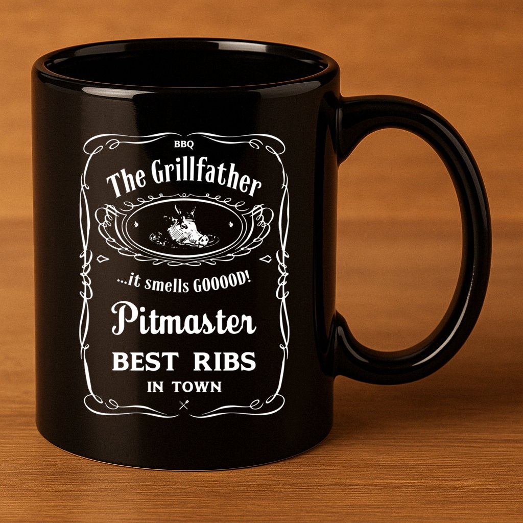 The Grillfather Pitmaster Gift 11oz C Handle Ceramic Mug