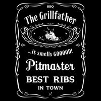 The Grillfather Pitmaster Gift Drawstring Bag