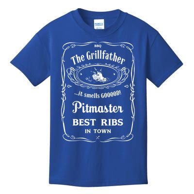 The Grillfather Pitmaster Gift Kids T-Shirt