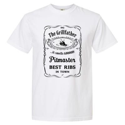 The Grillfather Pitmaster Gift Garment-Dyed Heavyweight T-Shirt