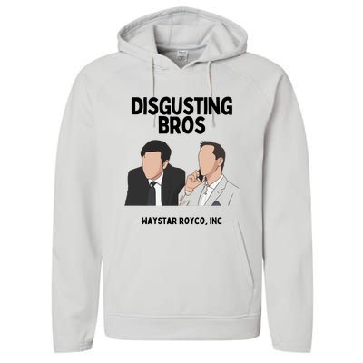 The Godfather Part 2 Disgusting Bros Waystar Royco Inc Performance Fleece Hoodie