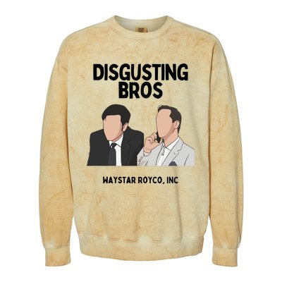 The Godfather Part 2 Disgusting Bros Waystar Royco Inc Colorblast Crewneck Sweatshirt