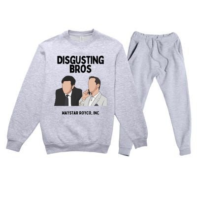 The Godfather Part 2 Disgusting Bros Waystar Royco Inc Premium Crewneck Sweatsuit Set