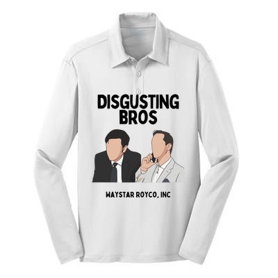 The Godfather Part 2 Disgusting Bros Waystar Royco Inc Silk Touch Performance Long Sleeve Polo