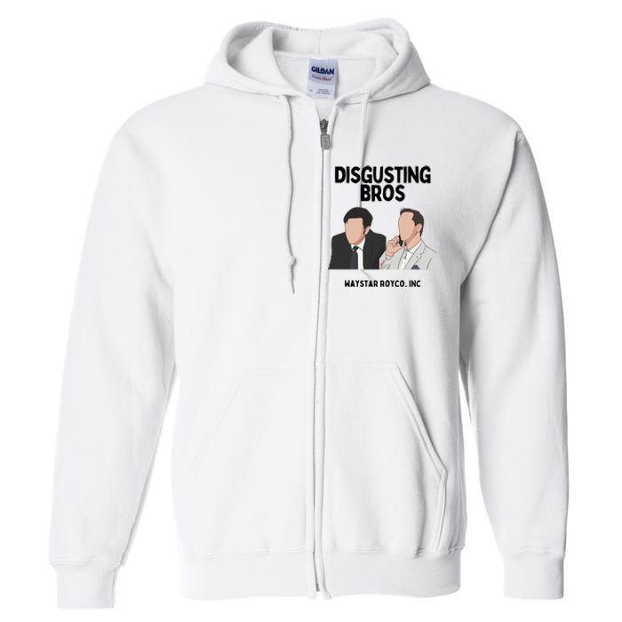 The Godfather Part 2 Disgusting Bros Waystar Royco Inc Full Zip Hoodie