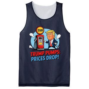 Trump Gas Prices Drop Fuel Savings President Trump Economy Mesh Reversible Basketball Jersey Tank