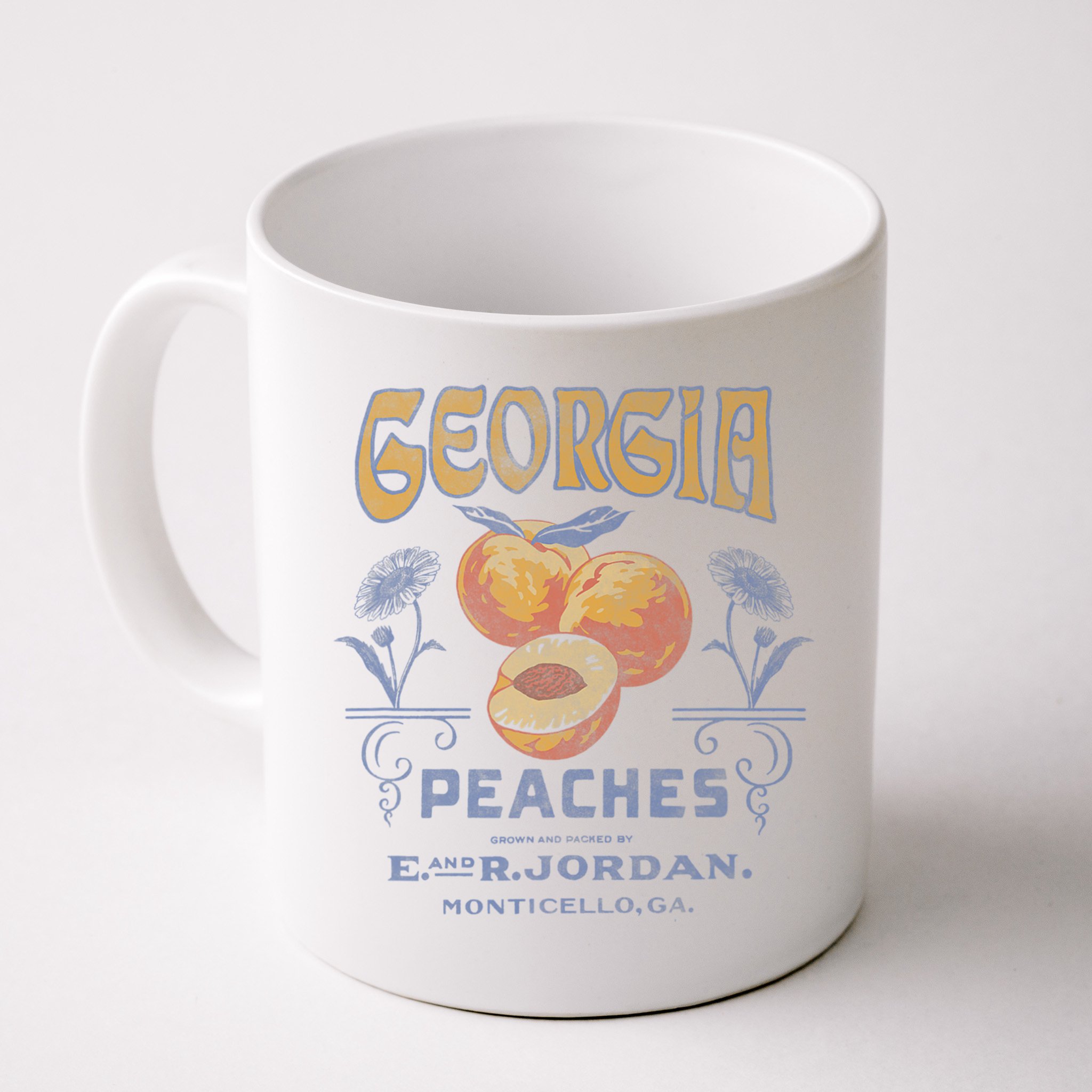 Trendy Georgia Peaches Vintage Poster Mug