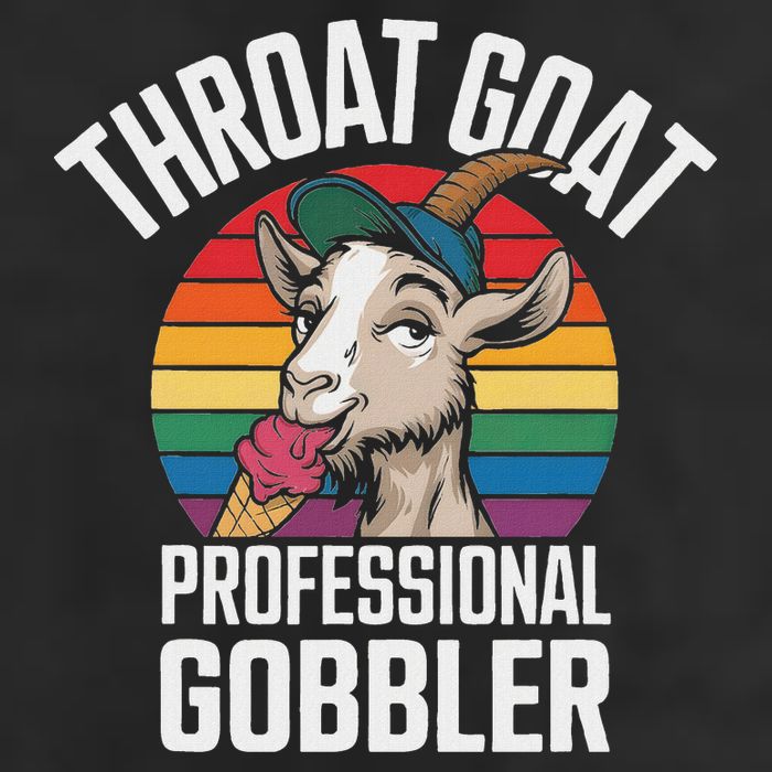 Throat Goat Professional Gobbler Funny Retro Gag Adult Humor Hat