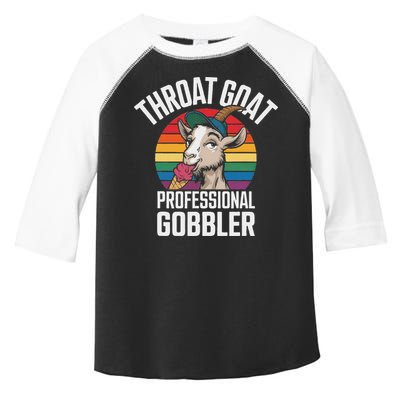 Throat Goat Professional Gobbler Funny Retro Gag Adult Humor Toddler Fine Jersey T-Shirt