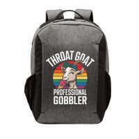 Throat Goat Professional Gobbler Funny Retro Gag Adult Humor Vector Backpack