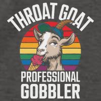 Throat Goat Professional Gobbler Funny Retro Gag Adult Humor Vector Backpack