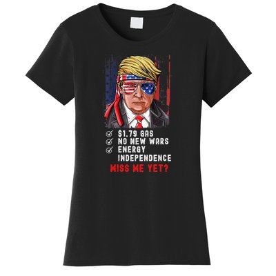 Trump Gas Prices Miss Me Yet Women's T-Shirt