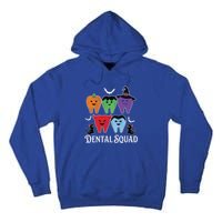 Teeth Ghost Pumpkin Dental Squad Dentist Halloween Cool Gift Tall Hoodie