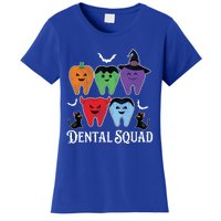 Teeth Ghost Pumpkin Dental Squad Dentist Halloween Cool Gift Women's T-Shirt