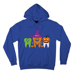 Teeth Ghost Pumpkin Witch Cute Dental Halloween Cool Gift Hoodie